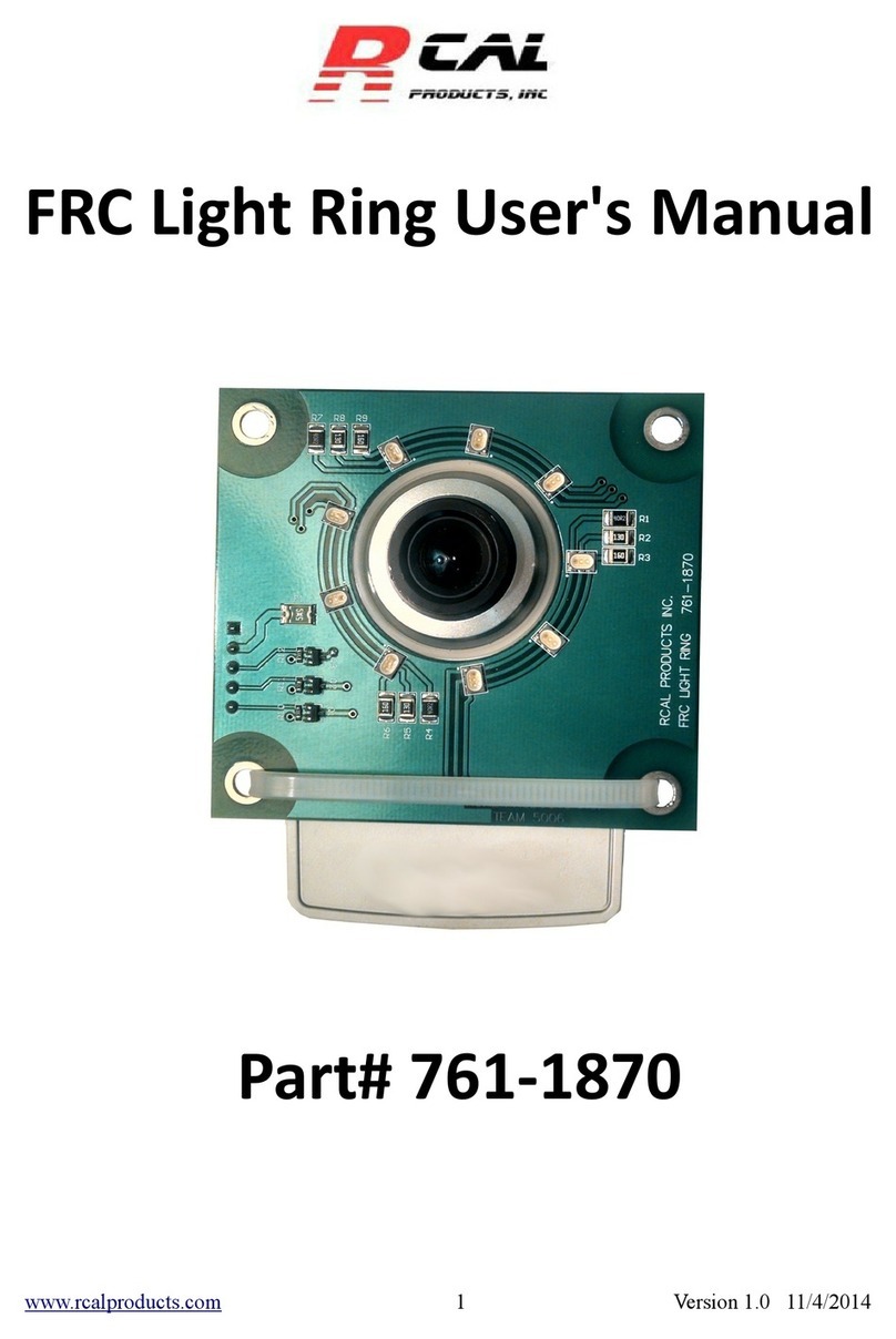 RCal Products 761-1870 user manual