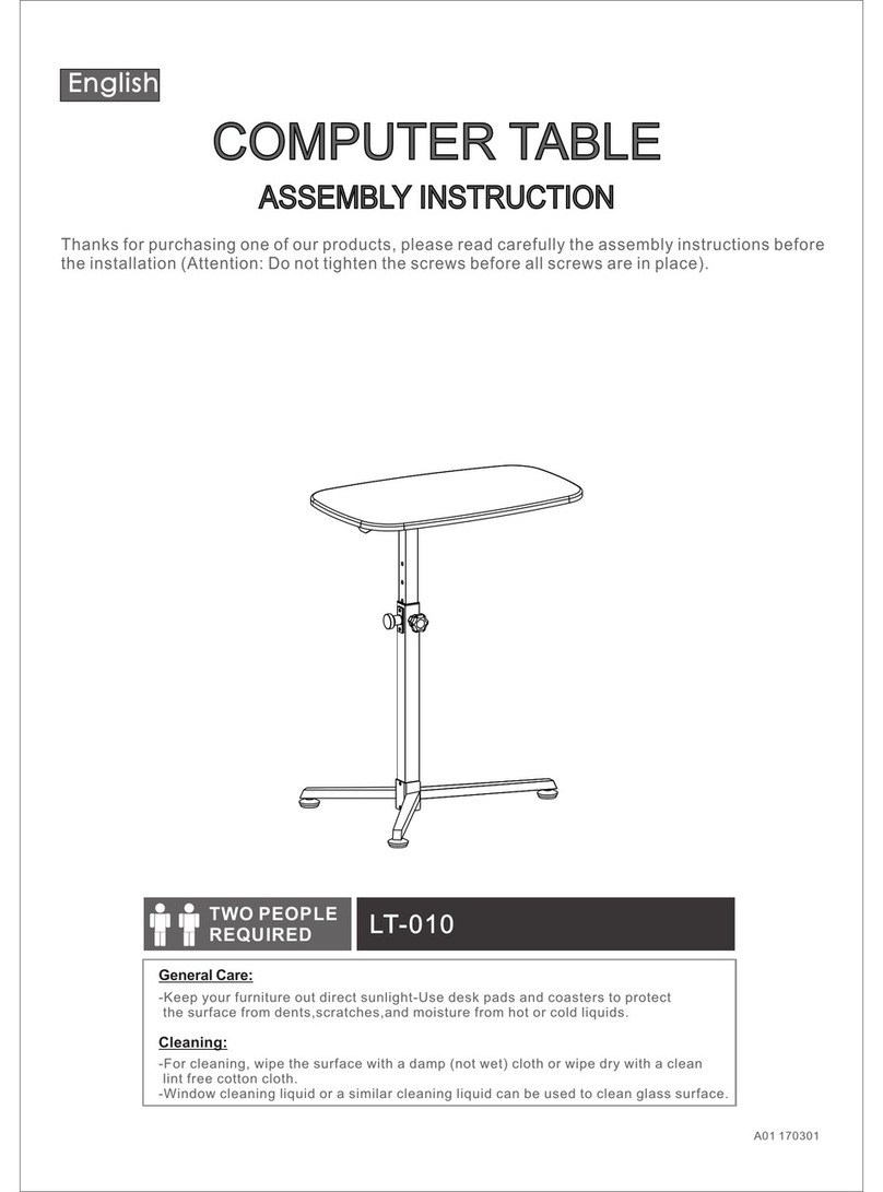 Plaisio LT-010 Assembly instruction