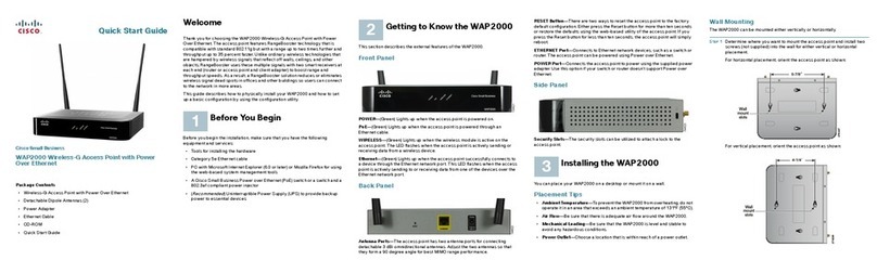 Cisco WAP2000 User manual Cisco WAP2000 User manual