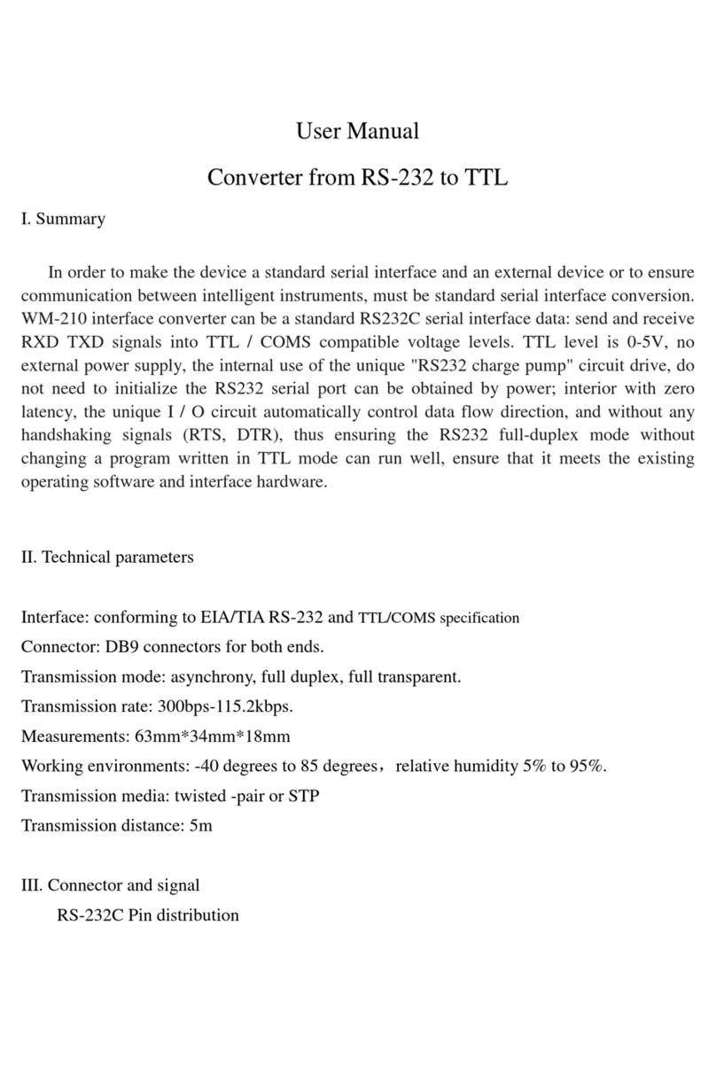 Conrad WM-210 user manual
