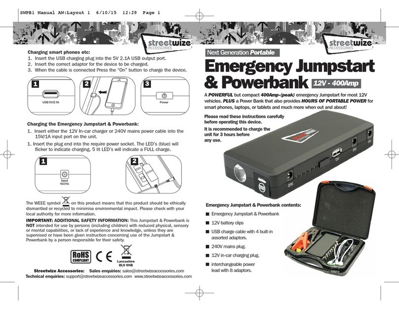 Streetwize SWPB1 manual