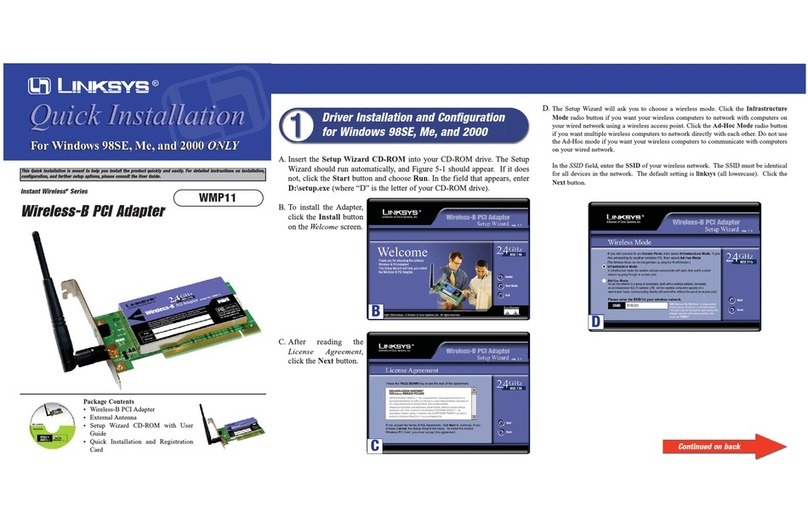 Linksys WMP11 ver. 2.7 Original operating instructions