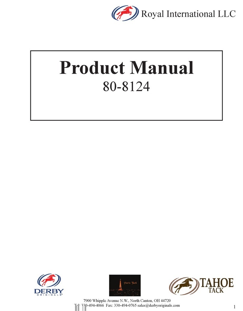 Derby 80-8124 product manual Derby 80-8124 product manual