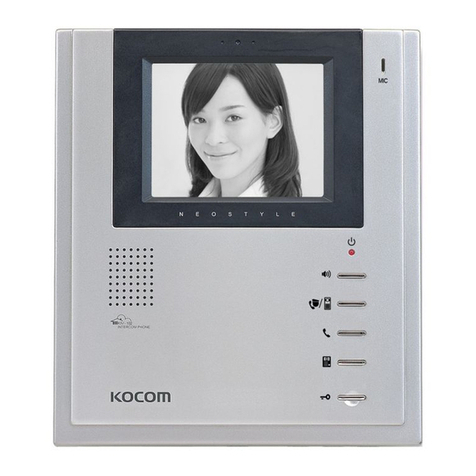 KOCOM KIV-101EV User manual KOCOM KIV-101EV User manual