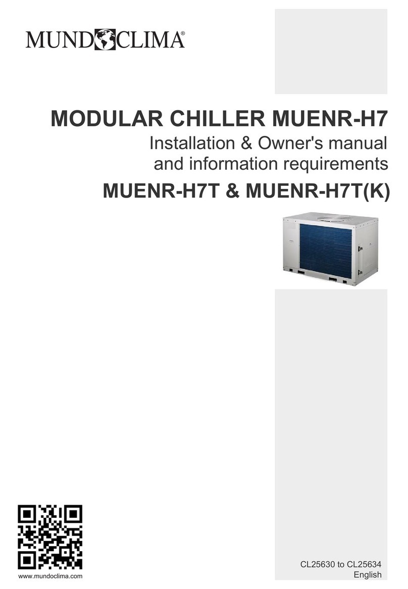 mundoclima MUENR-30-H7T Operating instructions