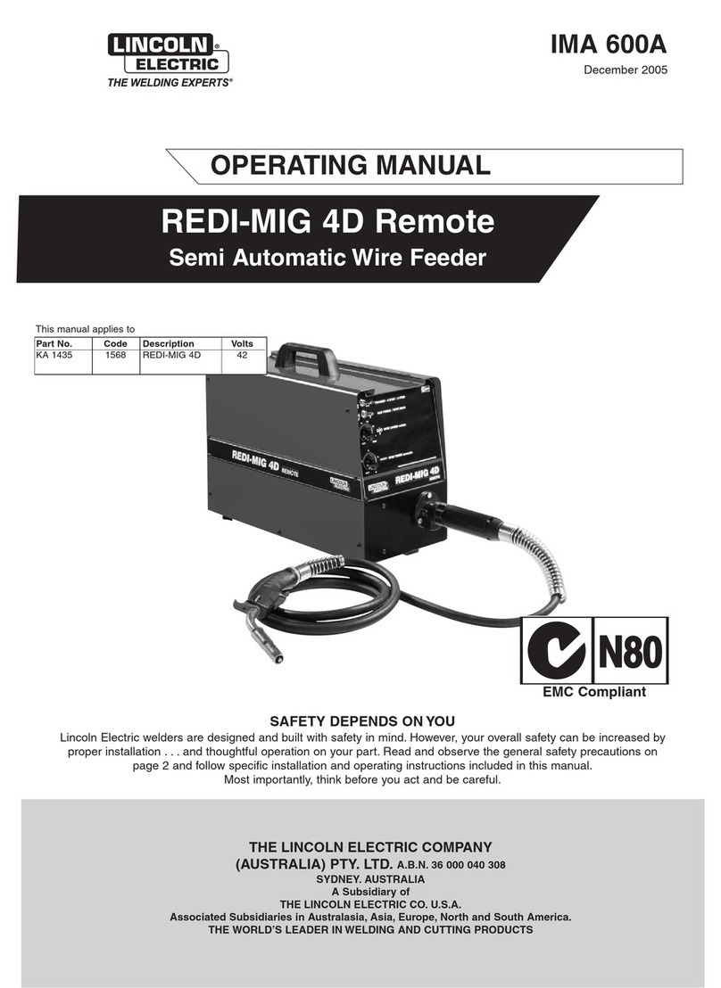 Lincoln Electric KA 1435 User manual