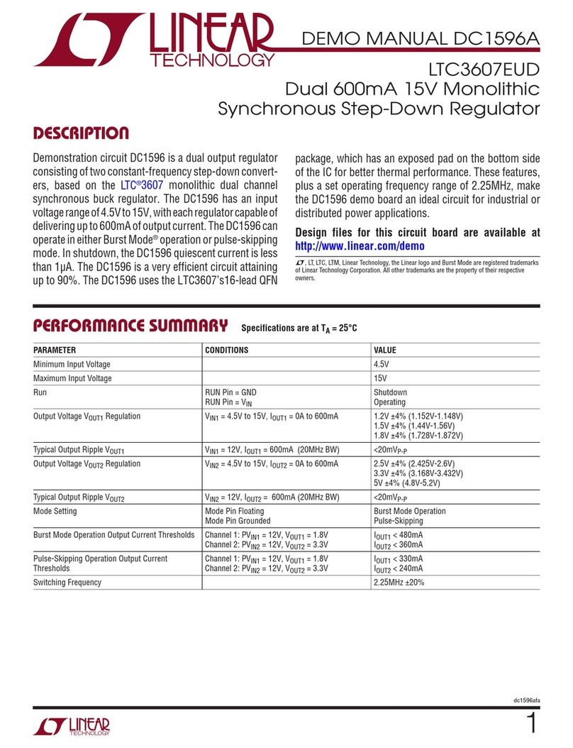 Linear Technology DC1596A Quick setup guide