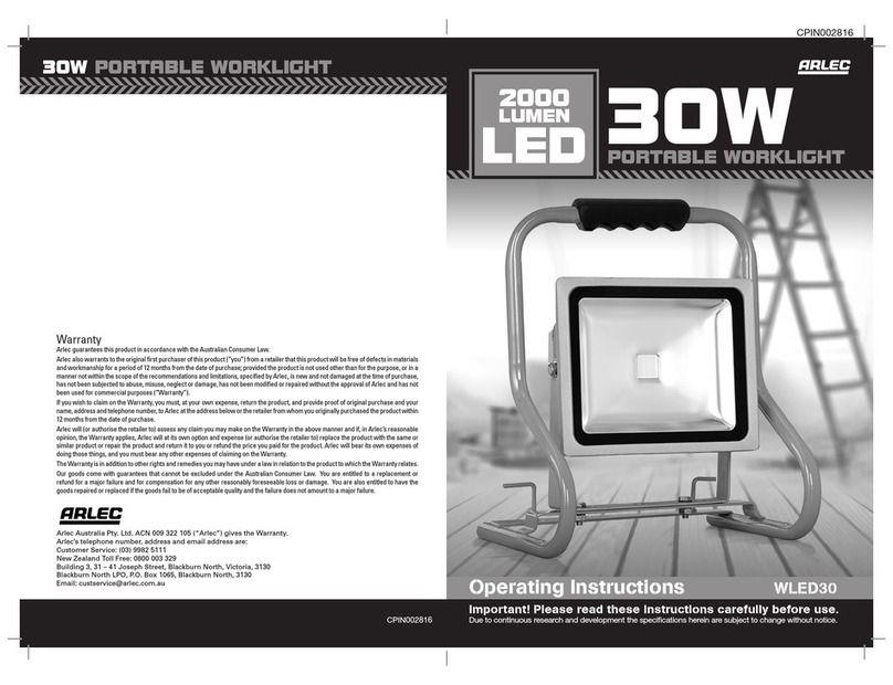 Arlec WLED30 User manual