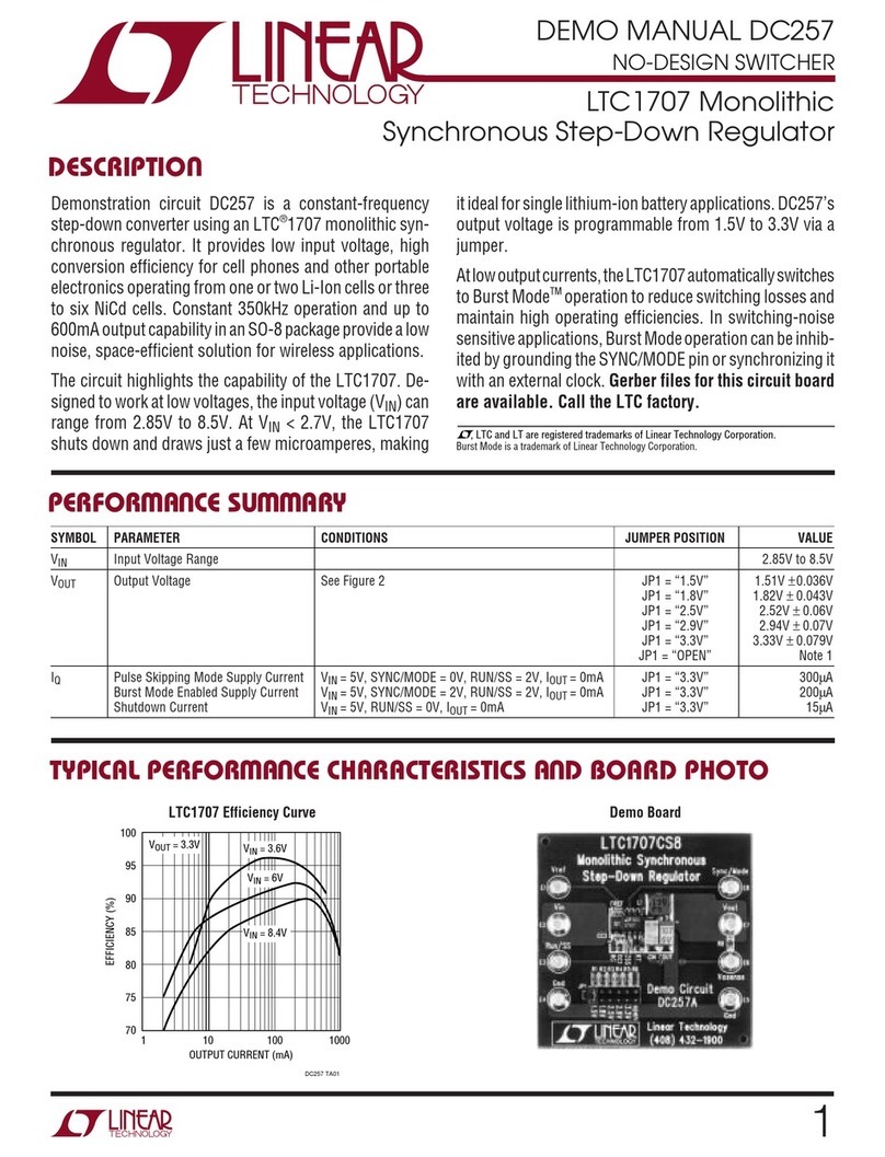 Linear Technology DC257 Quick setup guide