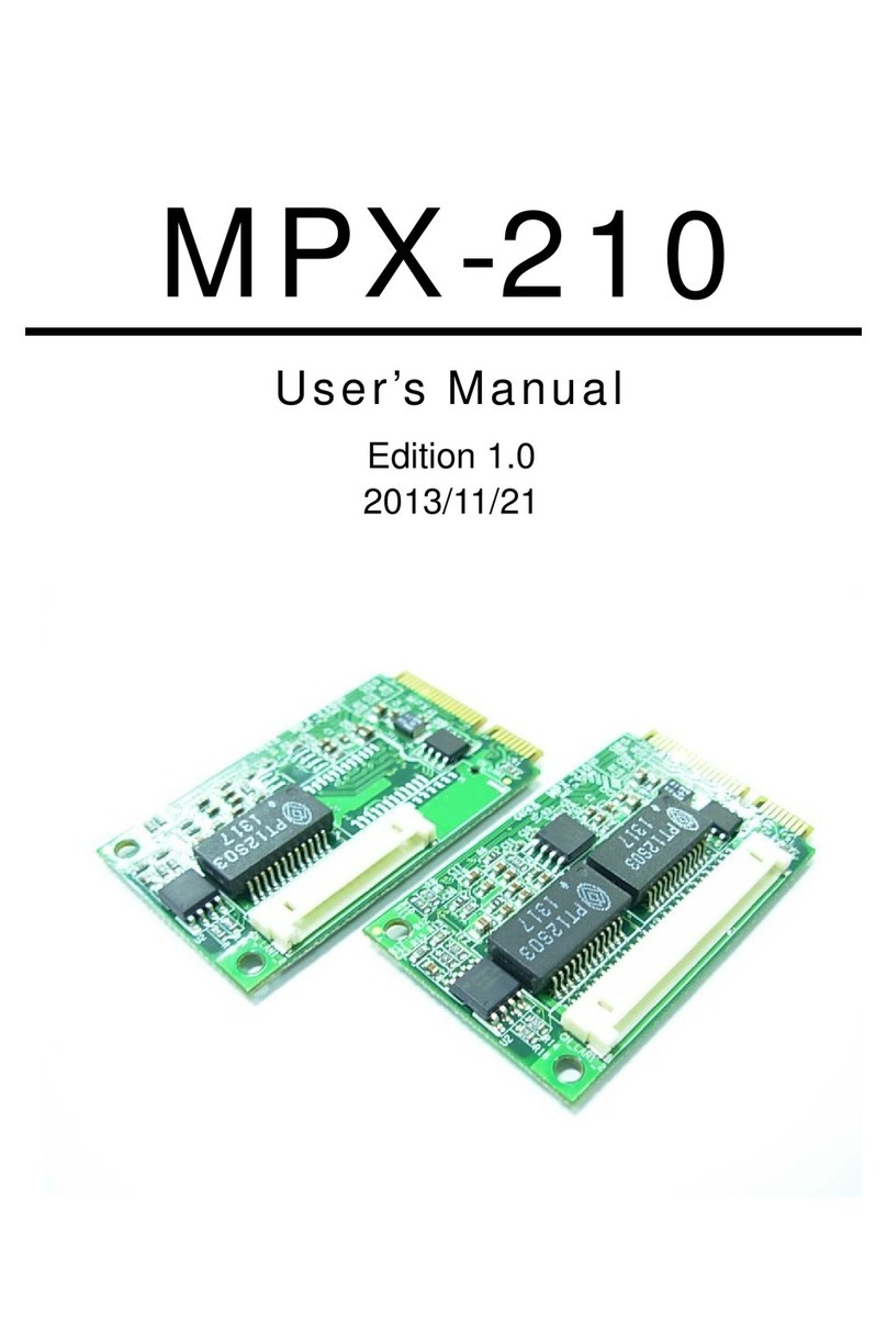 Commell MPX-210D User manual