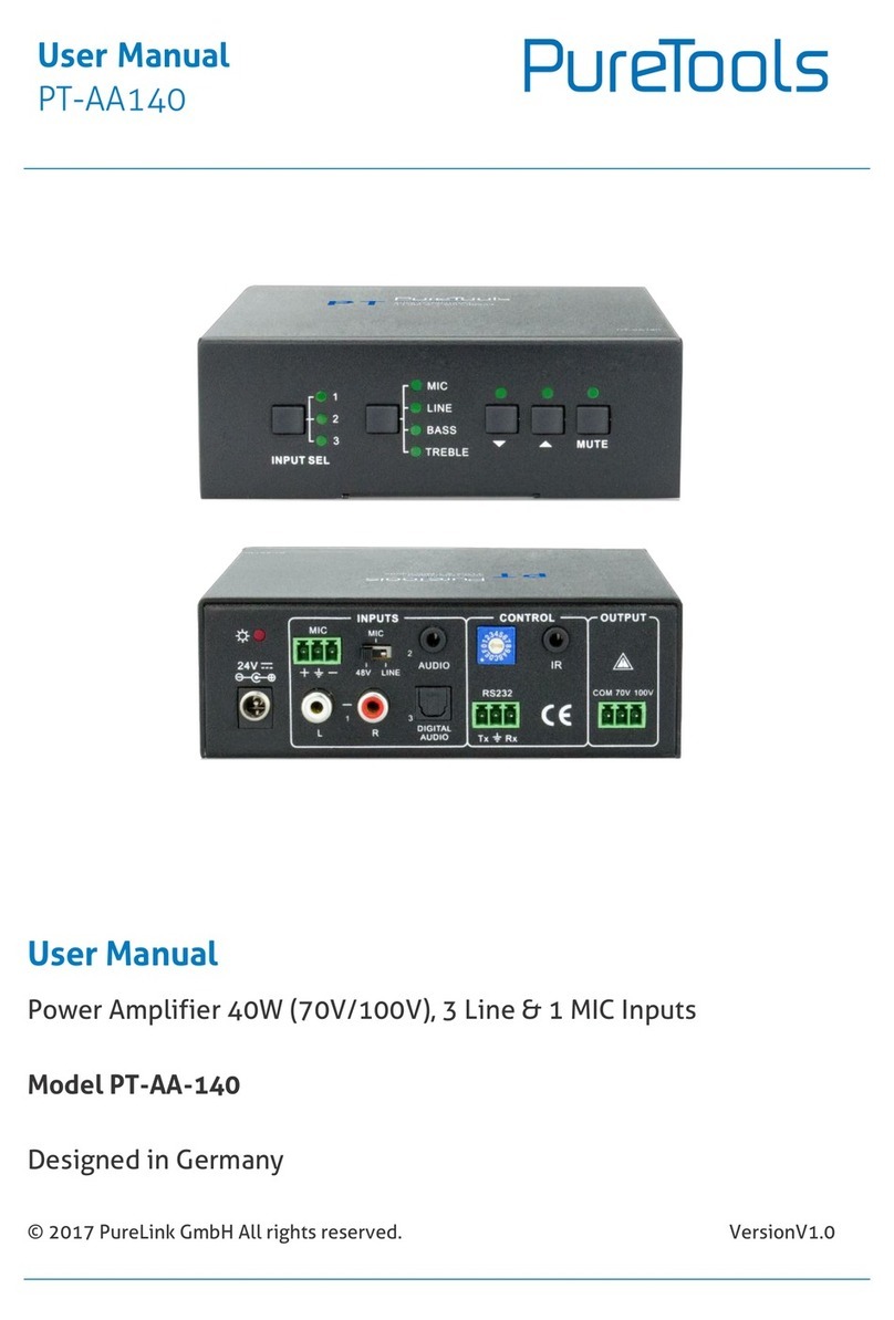 PureTools PT-AA-140 user manual