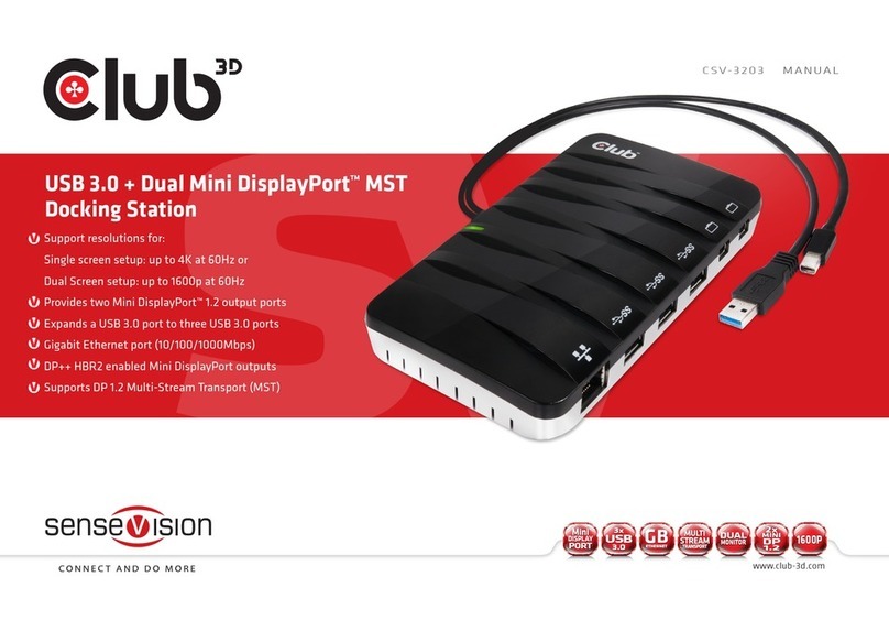 Club 3D CSV-3203 manual