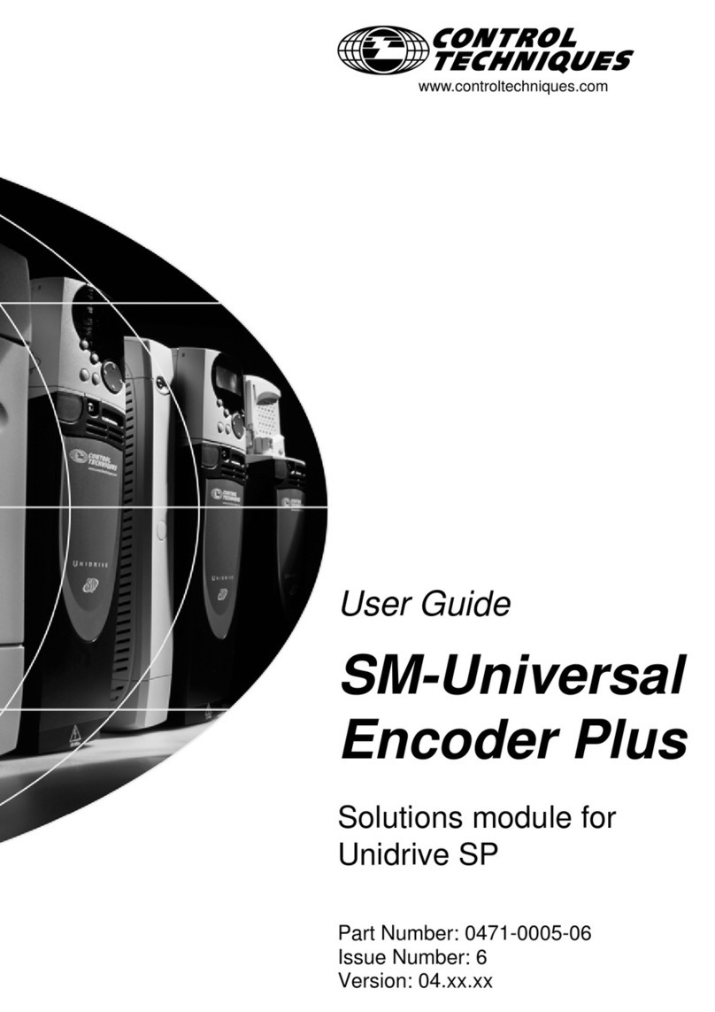 Control Techniques SM-Universal Encoder Plus user guide
