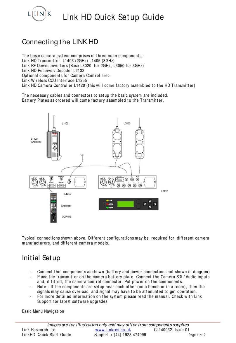 Link Research Link HD Quick setup guide