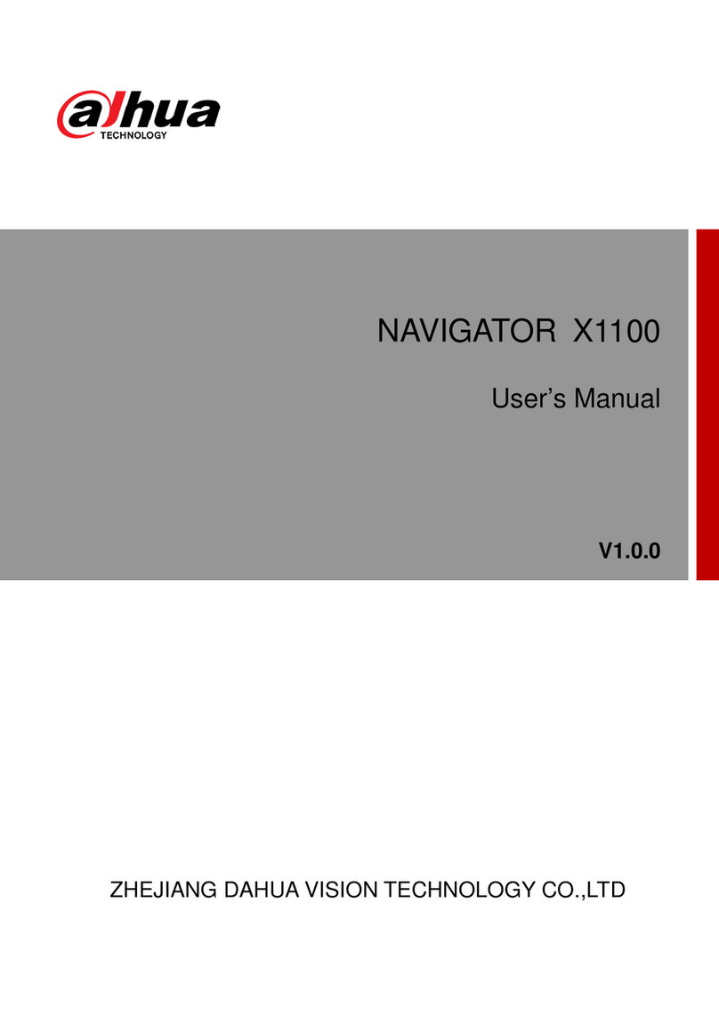 Dahua NAVIGATOR X1100 user manual
