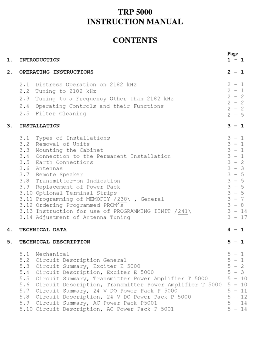 Skanti TRP 5000 instruction manual