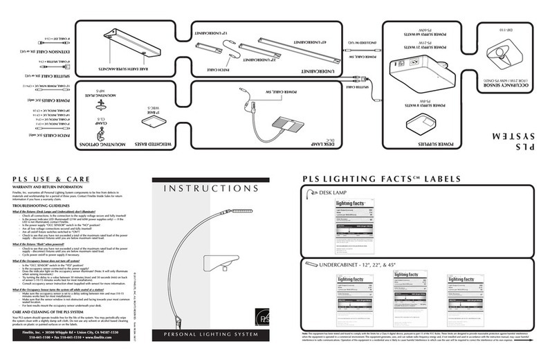 Finelite DL-C User manual