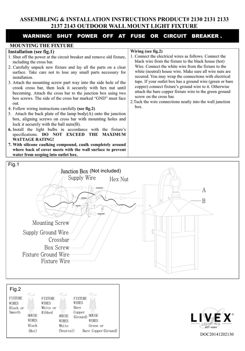 Livex 2130 User manual