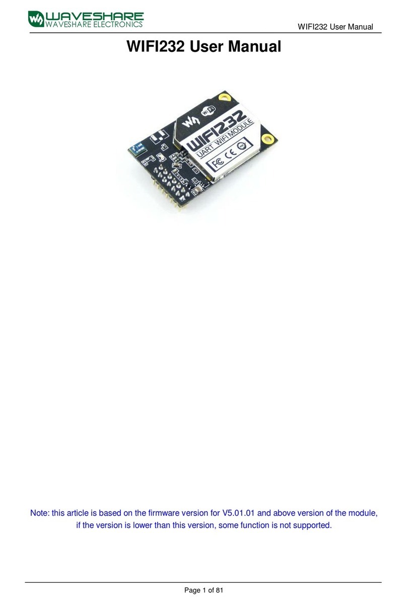 Waveshare WIFI232 User manual