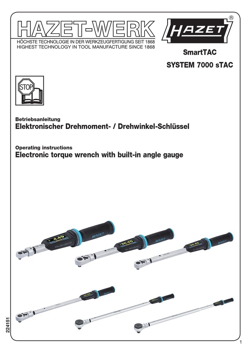 Hazet 7280-2sTAC User manual