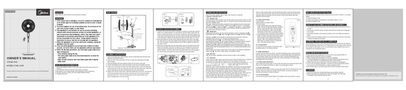 Midea FS40-12AR User manual Midea FS40-12AR User manual