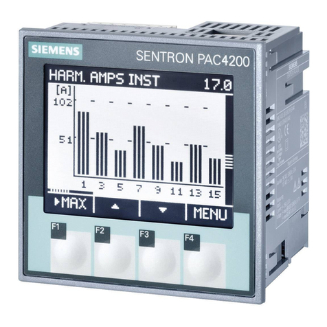 Siemens SENTRON PAC4200 User manual Siemens SENTRON PAC4200 User manual