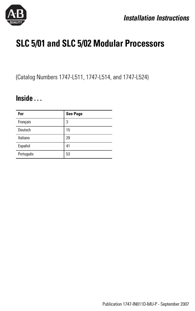 Allen-Bradley SLC 5/02 User manual