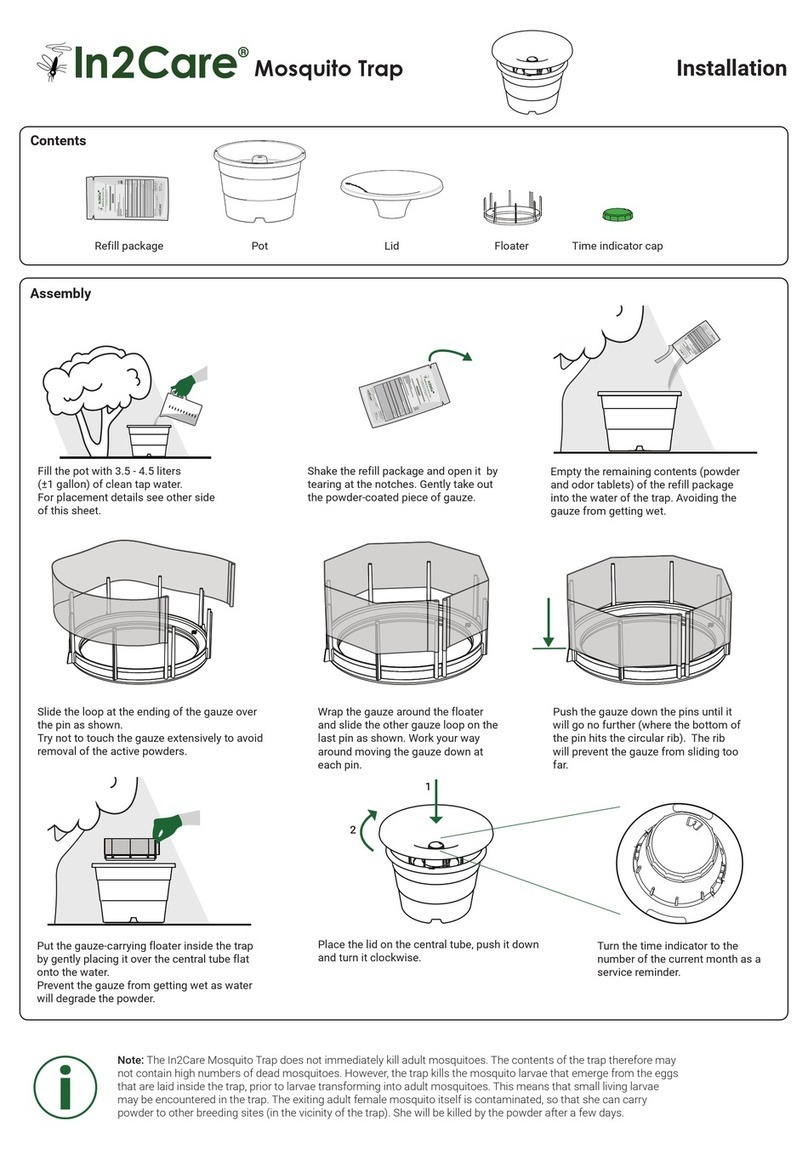 In 2 Care Mosquito Trap installation manual
