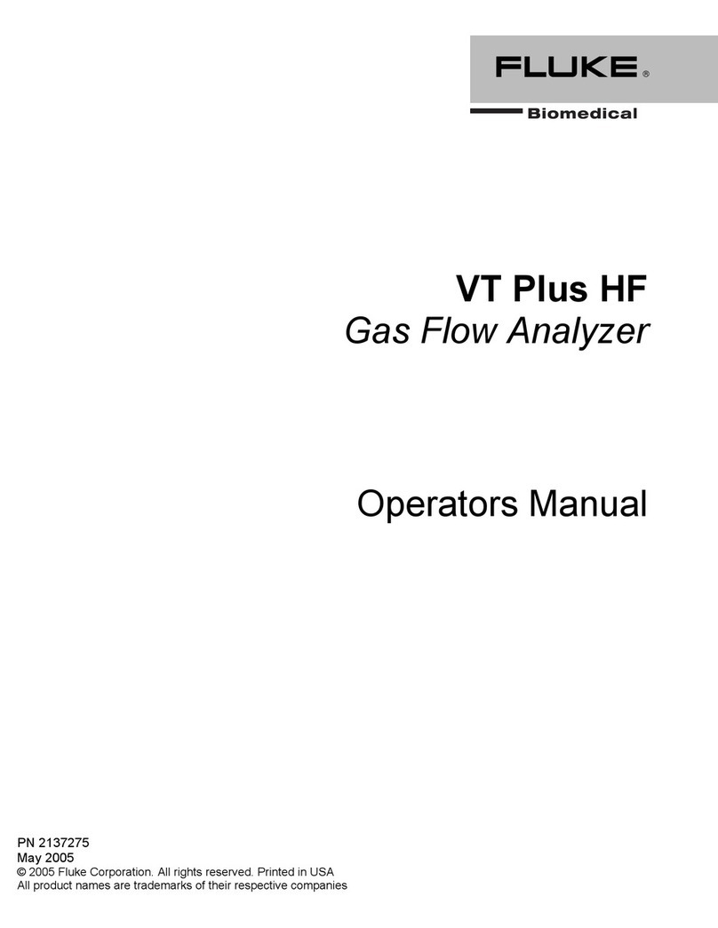 Fluke VT Plus HF Operator's manual