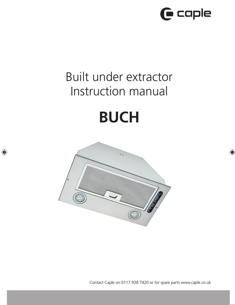 Caple BUCH User manual
