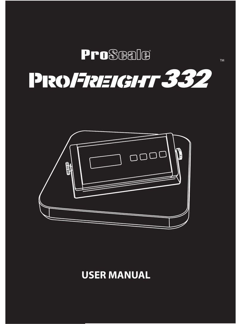 Proscale PROFREIGHT 332 user manual