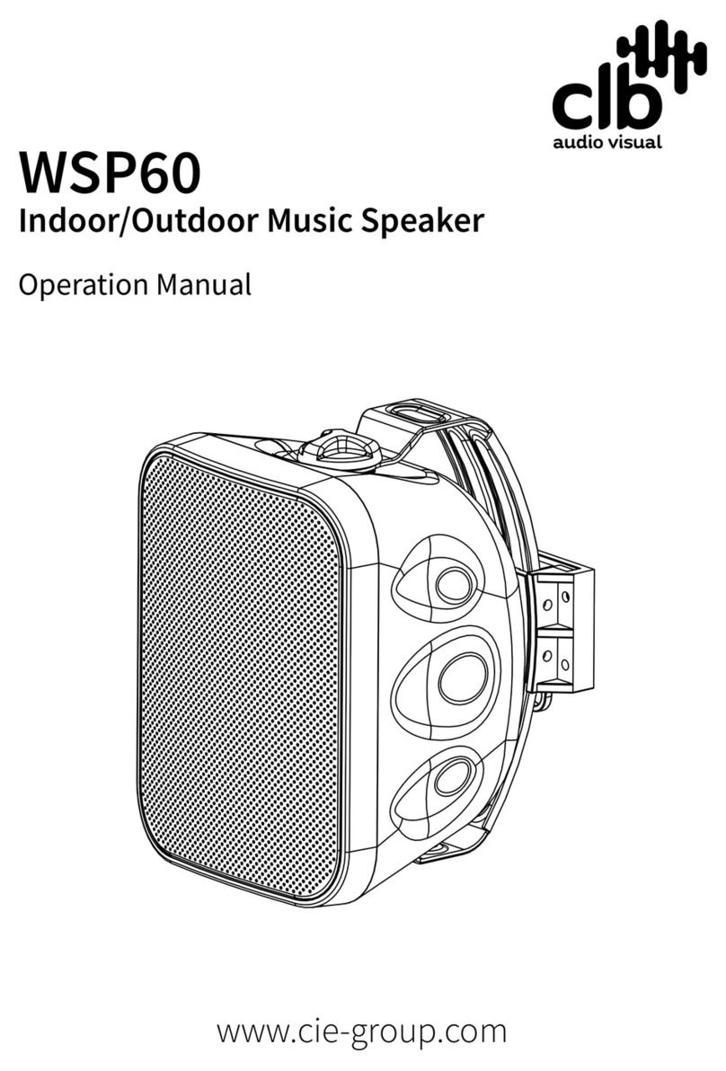 CLB WSP60 Operation manual