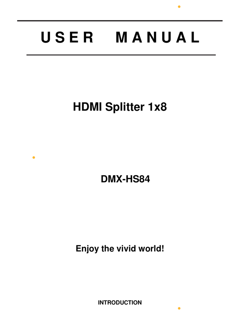MS Electronics DMX-HS84 user manual