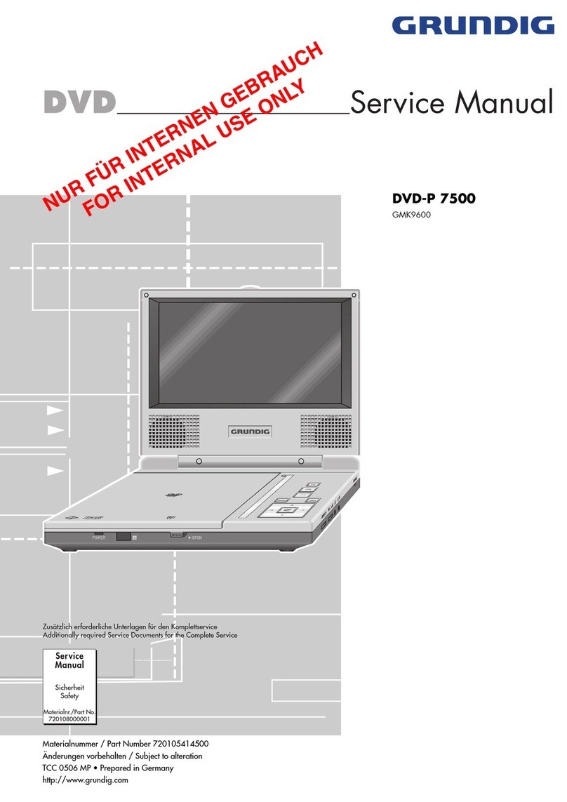 Grundig GMK9600 User manual
