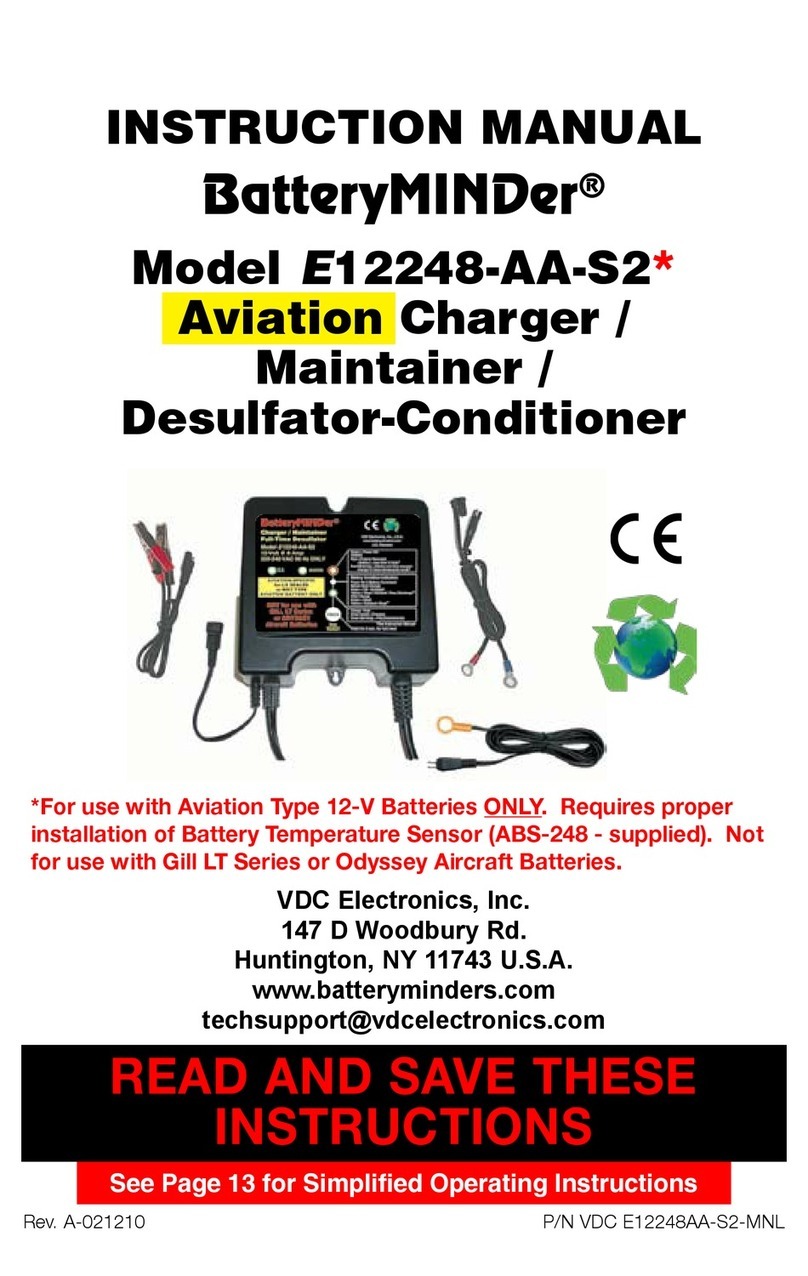 BatteryMINDer E12248-AA-S2 User manual