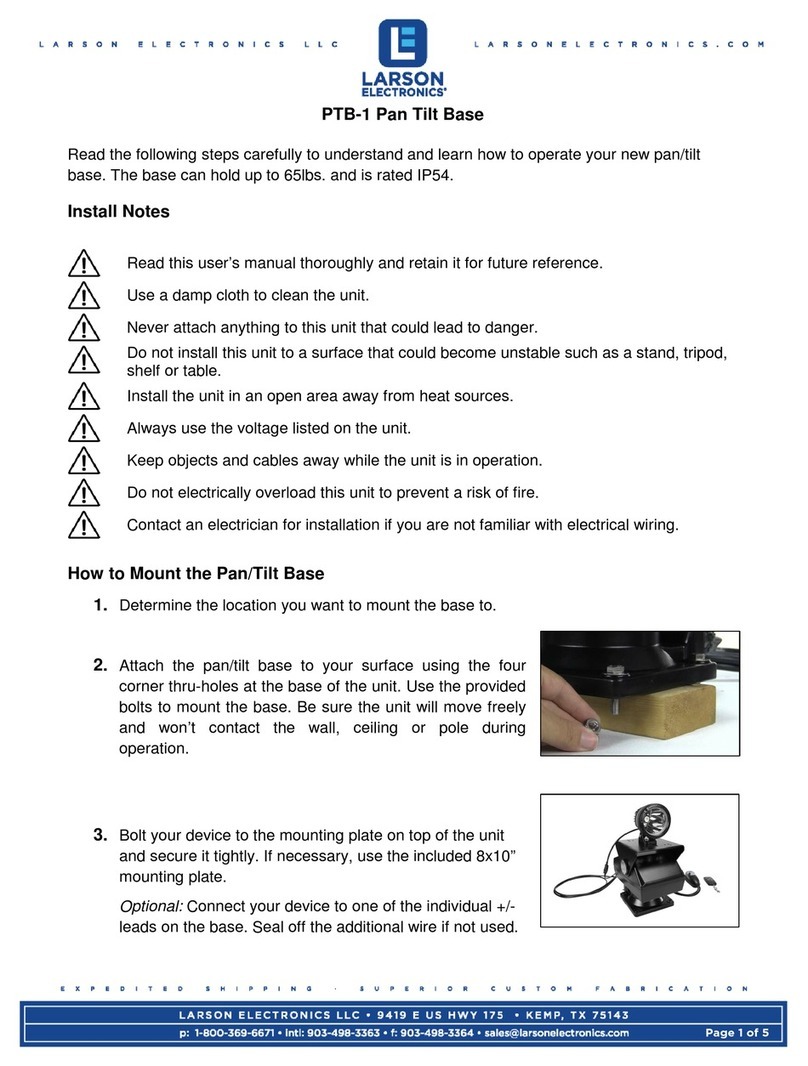 Larson Electronics PTB-1 manual