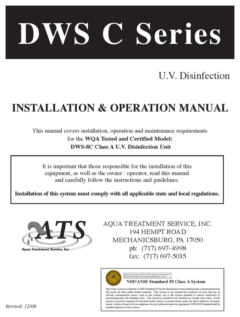 ATS DWS-8C Installation & operation manual ATS DWS-8C Installation & operation manual