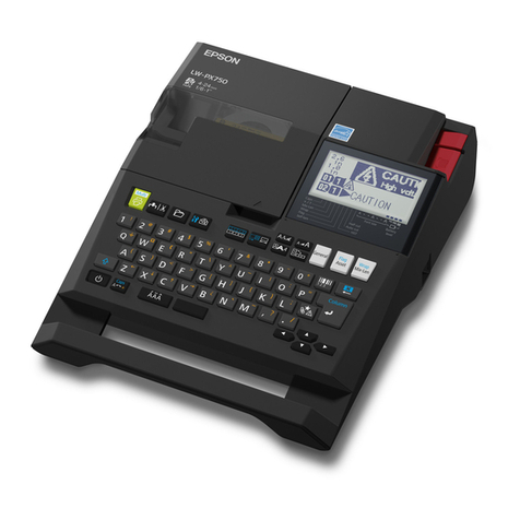 Epson LABELWORKS PX LW-PX750 User manual