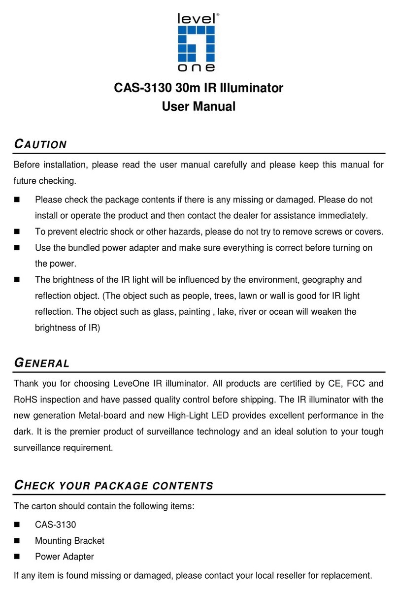LevelOne CAS-3130 user manual