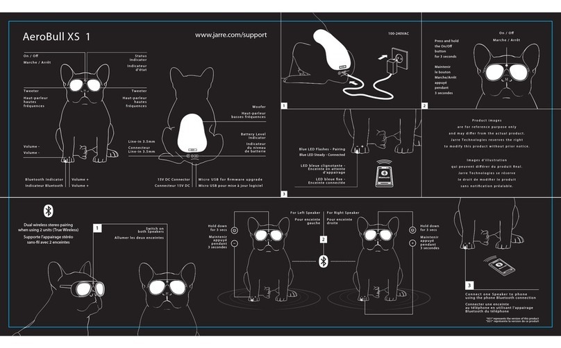 Jarre AeroBull XS 1 User manual