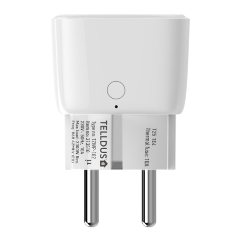 Telldus TZWP-102 user manual
