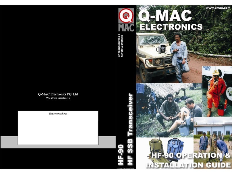 Q-Mac HF-90 Operations & installation guide