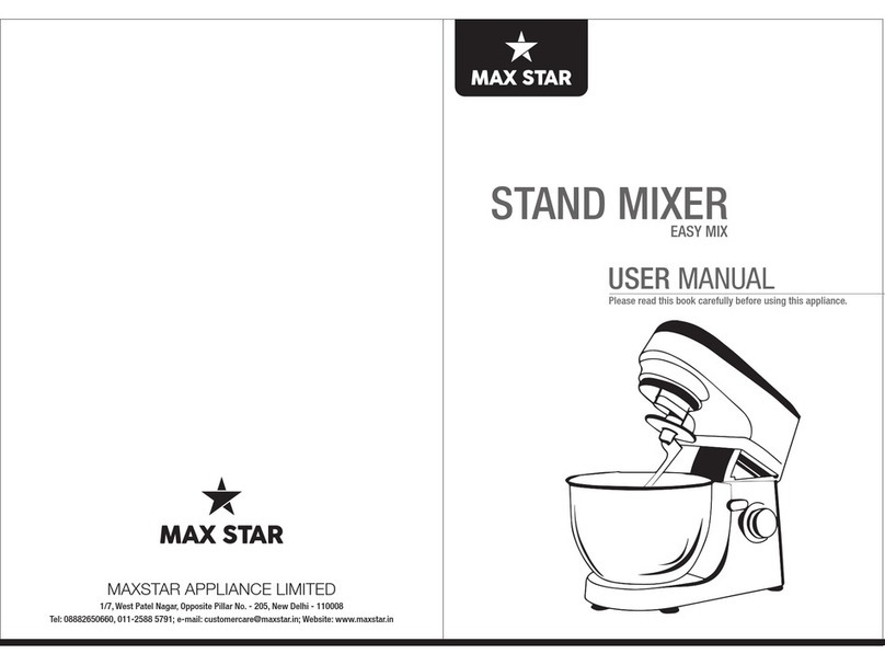 MAXSTAR EASY MIX SM-01 User manual