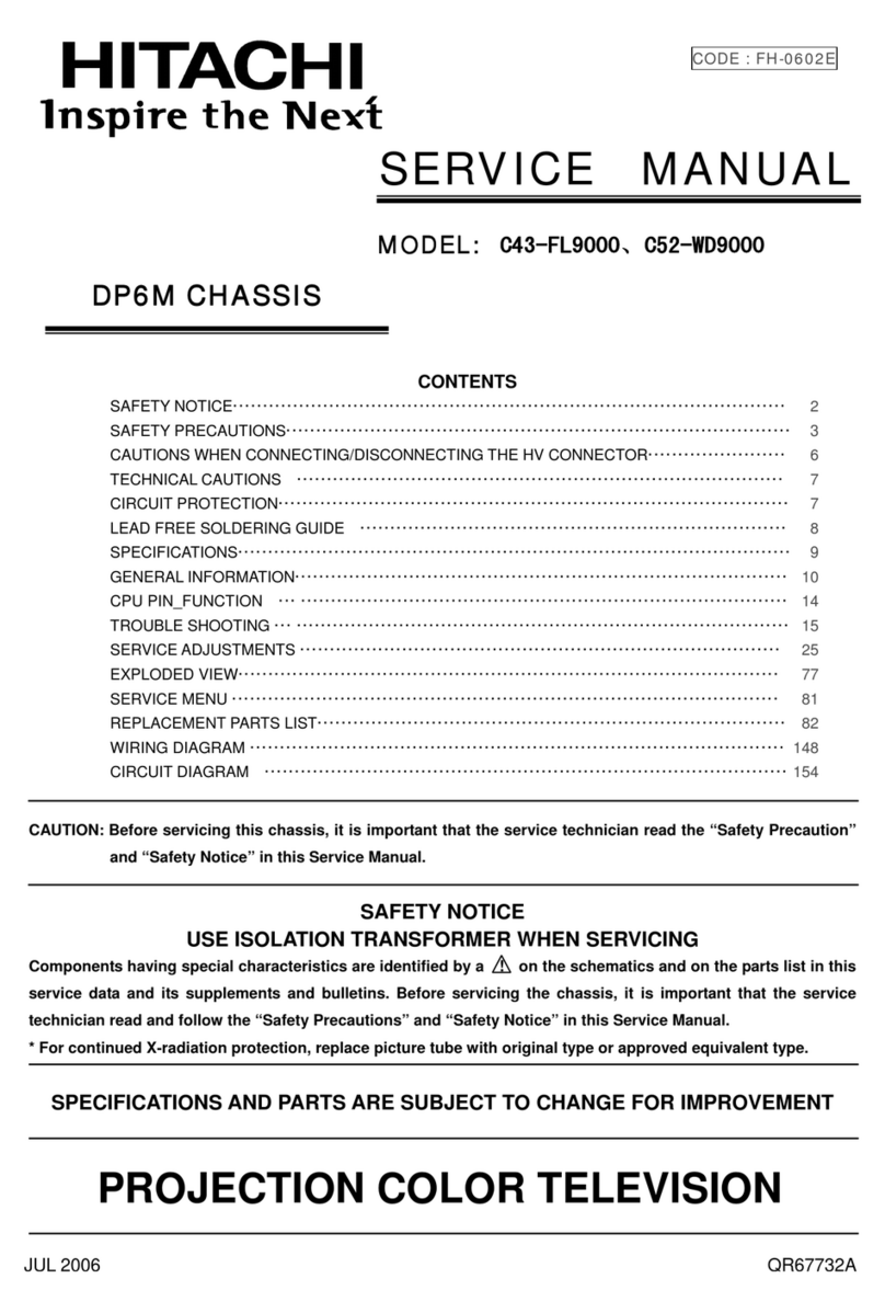 Hitachi C43-FL9000 User manual