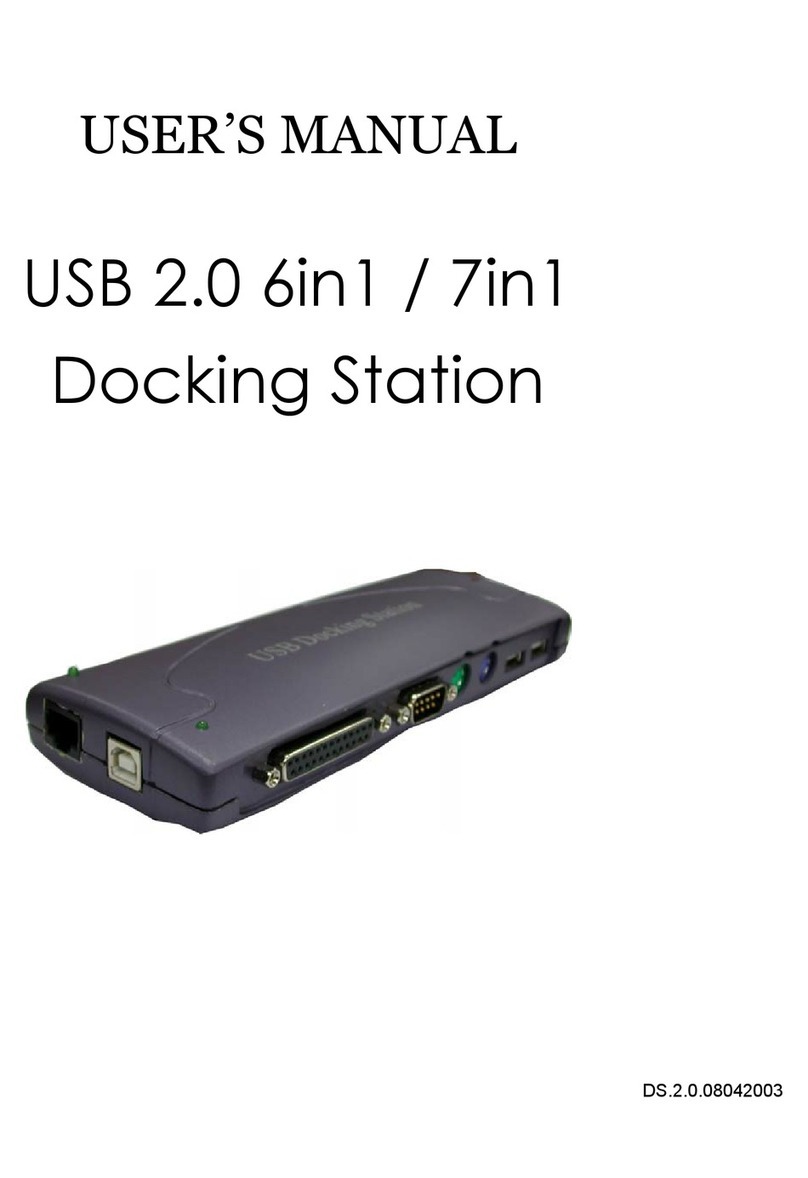 StarTech.com USB7N1DOCKGB User manual StarTech.com USB7N1DOCKGB User manual