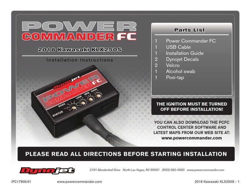 Dynojet Power Commander FC installation instructions