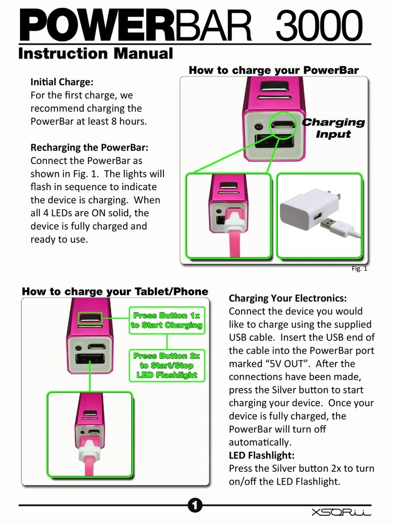XSORii PowerBar 3000 instruction manual