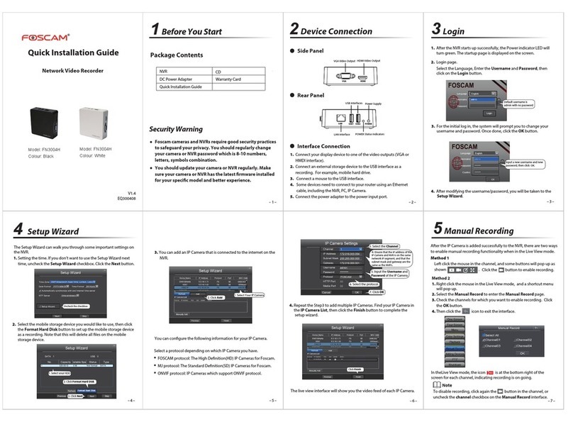 Foscam FN3004H User manual