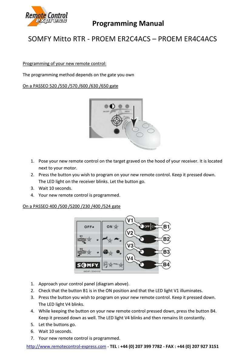 PROEM ER2C4ACS Programming manual