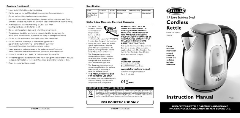 stellar labs SEA32 User manual